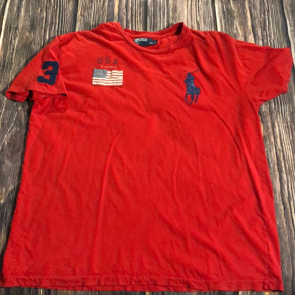 Vtg 90’s Polo Ralph Lauren graphics t-shirt size L